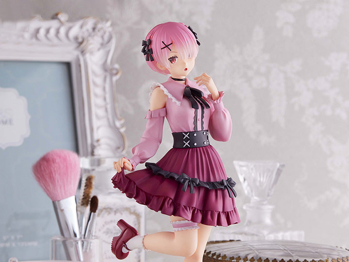 (สินค้าพร้อมส่ง) (Available now / In stock) Furyu Re:Zero Starting Life in Another World Trio-Try-iT Ram (Girly Coordinate Ver.) (Figure)