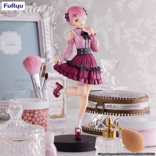 (สินค้าพร้อมส่ง) (Available now / In stock) Furyu Re:Zero Starting Life in Another World Trio-Try-iT Ram (Girly Coordinate Ver.) (Figure)